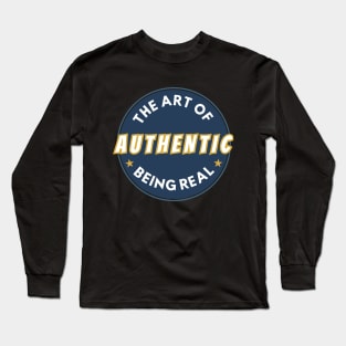 Authentic: The Art of Being Real, Denim Long Sleeve T-Shirt